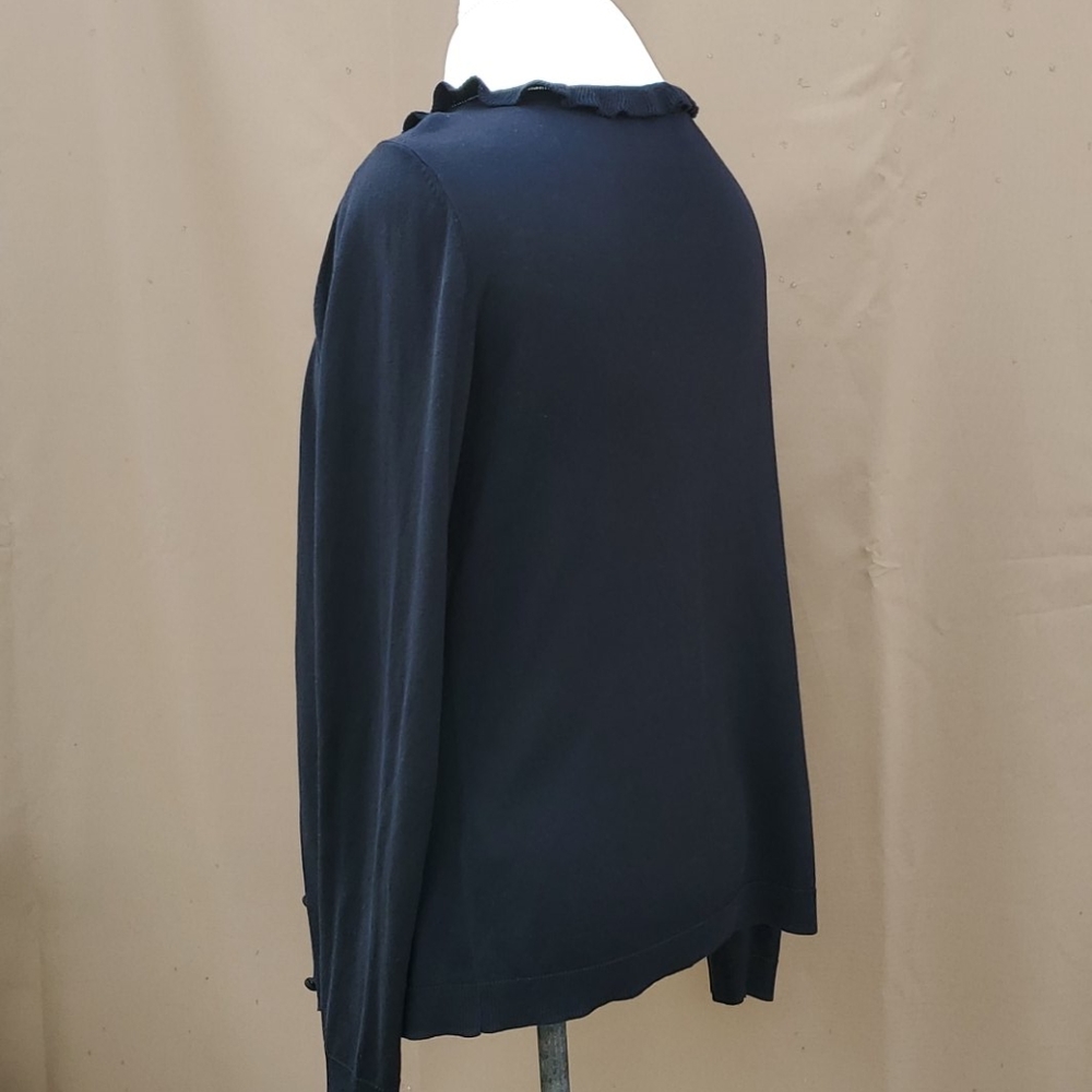 TALBOTS BLACK CARDIGAN SIZE SMALL - Picture 2 of 7